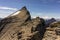 Hiker in Glacier National Park, Montana. Taken on a climb of Mt. Siyeh.