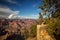 A hiker in the Grand Canyon National Park, South Rim, Arizona, USA