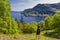 Hiker in Lake District