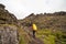 Hiker Laugavegur Trek - Iceland