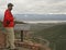 A Hiker on the Lower Cliff Dwelling Trail at Tonto National Monument