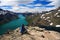 Hiker in norway