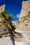 Hiker`s Staircase - Guadalupe Mountains National Park - Texas