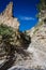 Hiker`s Staircase - Guadalupe Mountains National Park - Texas