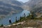 Hiker Standing Above Ring Lake 3