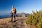 Hiker in Tatras Mountains