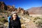 Hiker on Teide, Tenerife