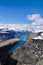 Hiker on Trolltunga, Norway