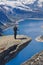 Hiker on Trolltunga, Norway