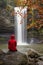 Hiker Watching Waterfall