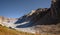 Hikers adventuring along ptarmigan cirque