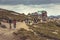 Hikers at Babele chalet, Romania