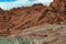 Hikers by the Calico Hills of Red Rock Canyon National Conservation Area, Nevada, USA