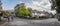 Hikers in the centre of Grasmere village in the Lake District, Cumbria, UK