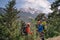 Hikers on the lycian trail to Olympos mountain, Turkey