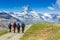 HIkers on the Matterhorn view trail