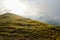 Hikers on Omu Peak, Bucegi Mountains, Romania