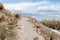 Hikers path of the Lassen Peak trail