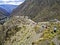 Hikers in the Peruvian Andes mountains