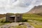 Hikers shelter at Wast Water in lake district