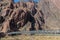 Hikers on The Silver Bridge That Spans The Colorado River