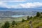 Hikers in Torres del Paine National Park, Patagonia, Chile, South America