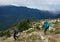 Hikers on the Trail near Whistler