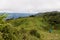 Hikers walking on a mountain. Man in hiking in high mountains.