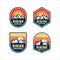 Hiking Adventure Wild Life logos