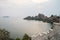 Hiking around Lake Kivu with View onto Peninsula and Islands