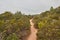 Hiking around Praia de Albandeira beach in Porches, Algarve, Portugal