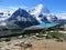 Hiking the berg lake trail around Mount Robson Glacier, in British Columbia Canada. Full of beautiful