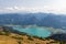 Hiking excursion onto the Schafberg near St. Wolfgang, Austria