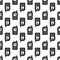 Hiking gps device pattern seamless vector