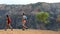 Hiking on Hawaii- couple on hike in Waimea Canyon