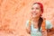 Hiking - Hiker woman portrait in Bryce Canyon