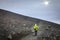 Hiking on the Hverfjall crater