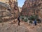 Hiking through the iconic Amtoudi canyon in the Anti-Atlas