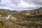 Hiking the Laugavegur hiking trail in landmannalaugar, fjallabak in Iceland