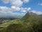Hiking le pouce in mauritius island great view point