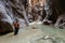 Hiking the Narrows in Zion NP