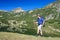 Hiking in national park Pirin