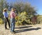 A Hiking Pair on the Murray Springs - Clovis Trail