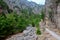 Hiking path Agia Irini Gorge Canyon, Crete, Greece
