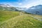 Hiking path in Alps