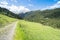 Hiking path in Alps