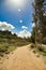 Hiking path Happy Trails Canyon Park Moorpark California