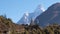 Hiking Path Laid By Sherpas In Himalayan Mountains To Everest Base Camp Trek