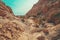 Hiking path in the nature reserve Ein Gedi. Israel