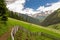 Hiking path in Ulten Valley, South Tyrol